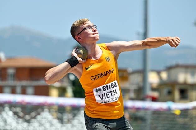 Magnus VIETH (Germany, Hannoverscher Sportverein von 1896 e.V., 10-Kampf) ITA, European Atheltics U18 Championships, Athletics, 18.07.2026, ITA, European Atheltics U18 Championships, Athletics, 18.07.2026, *** Magnus VIETH, Germany, Hannoverscher Sportverein von 1896 e.V., Decathlon, ITA, European Athletics U18 Championships, Athletics, July 18, 2026, ITA, European Athletics U18 Championships, Athletics, July 18, 2026, Copyright: xEibnerxPressefoto JanxPapenfussx EP_JPS