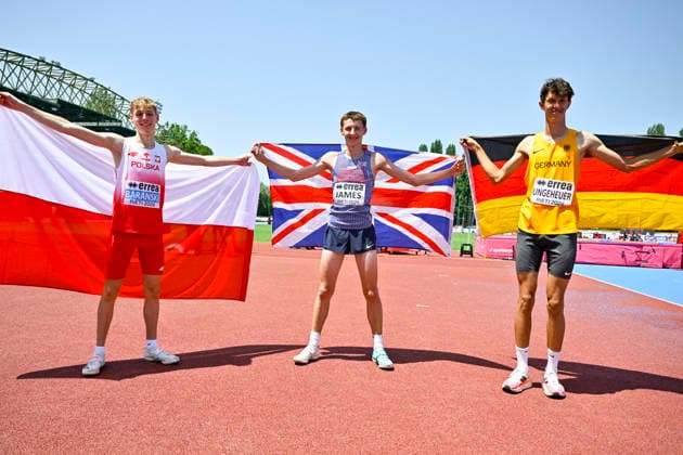 Jan UNGEHEUER (Germany, Turnklub Grevenbroich, Hochsprung) ITA, European Atheltics U18 Championships, Athletics, 18.07.2026, ITA, European Atheltics U18 Championships, Athletics, 18.07.2026, *** Jan UNGEHEUER, Germany, Grevenbroich Gymnastics Club, High Jump, ITA, European Athletics U18 Championships, Athletics, July 18, 2026, ITA, European Athletics U18 Championships, Athletics, July 18, 2026, Copyright: xx