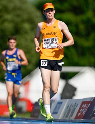 Valentin KRAELING (Germany, TSV Bayer 04 Leverkusen, 5.000m Gehen) ITA, European Atheltics U18 Championships, Athletics, 18.07.2026, ITA, European Atheltics U18 Championships, Athletics, 18.07.2026, *** Valentin KRAELING, Germany, TSV Bayer 04 Leverkusen, 5,000m Race Walk, ITA, European Athletics U18 Championships, Athletics, July 18, 2026, ITA, European Athletics U18 Championships, Athletics, July 18, 2026, Copyright: xx