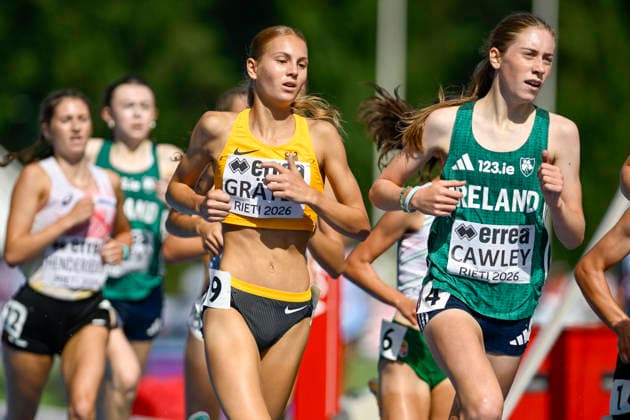 Franziska GRAETER (Germany, TSG Schwaebisch Hall, 2.000m Hindernis) ITA, European Atheltics U18 Championships, Athletics, 18.07.2026, ITA, European Atheltics U18 Championships, Athletics, 18.07.2026, *** Franziska GRAETER, Germany, TSG Schwäbisch Hall, 2,000m Steepchase, ITA, European Athletics U18 Championships, Athletics, July 18, 2026, ITA, European Athletics U18 Championships, Athletics, July 18, 2026, Copyright: xx