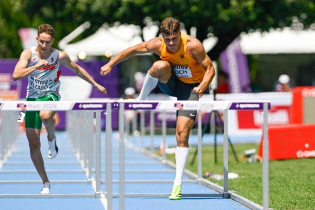 Luca KOCH (Germany, LAC Erdgas Chemnitz e.V., 110m Huerden) ITA, European Atheltics U18 Championships, Athletics, 18.07.2026, ITA, European Atheltics U18 Championships, Athletics, 18.07.2026, *** Luca KOCH, Germany, LAC Erdgas Chemnitz e.V., 110m Hurdles, ITA, European Athletics U18 Championships, Athletics, July 18, 2026, ITA, European Athletics U18 Championships, Athletics, July 18, 2026, Copyright: xEibnerxPressefoto JanxPapenfussx EP_JPS