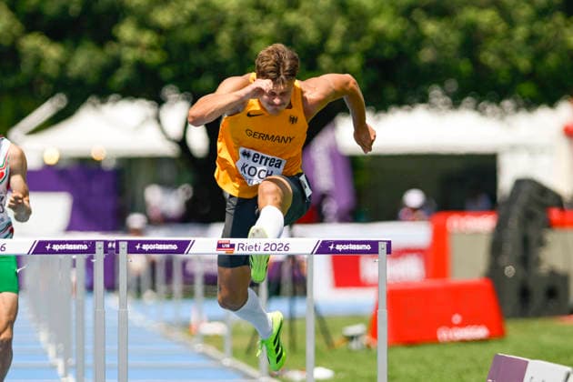 Luca KOCH (Germany, LAC Erdgas Chemnitz e.V., 110m Huerden) ITA, European Atheltics U18 Championships, Athletics, 18.07.2026, ITA, European Atheltics U18 Championships, Athletics, 18.07.2026, *** Luca KOCH, Germany, LAC Erdgas Chemnitz e.V., 110m Hurdles, ITA, European Athletics U18 Championships, Athletics, July 18, 2026, ITA, European Athletics U18 Championships, Athletics, July 18, 2026, Copyright: xx