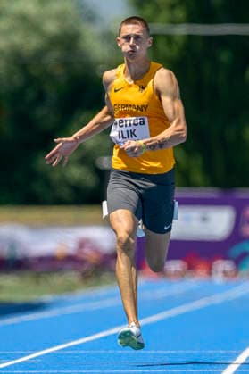 Timur ILIK (Germany, LAC Quelle Fuerth, 200m) ITA, European Atheltics U18 Championships, Athletics, 18.07.2026, ITA, European Atheltics U18 Championships, Athletics, 18.07.2026, *** Timur ILIK Germany, LAC Quelle Fürth, 200m ITA, European Athletics U18 Championships, Track and Field, July 18, 2026, ITA, European Athletics U18 Championships, Track and Field, July 18, 2026, Copyright: xEibnerxPressefoto JanxPapenfussx EP_JPS