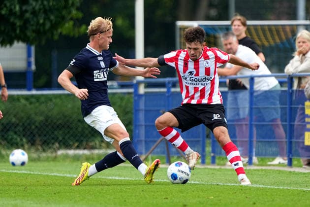 Friendly: Sparta Rotterdam v SV Meppen Delden - Mitchell van Bergen of Sparta Rotterdam during a friendly in preparation of the 2026 2027 season. The match is set between Sparta Rotterdam and SV Meppen at Aparthotel Delden on 18 July 2026 in Delden, The Netherlands. (Hero Images Carlo Bruil) Copyright: xCarloxBruilx