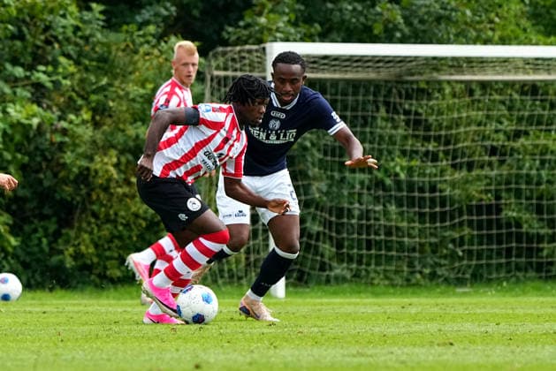 Friendly: Sparta Rotterdam v SV Meppen Delden - Joel Ideho of Sparta Rotterdam during a friendly in preparation of the 2026 2027 season. The match is set between Sparta Rotterdam and SV Meppen at Aparthotel Delden on 18 July 2026 in Delden, The Netherlands. (Hero Images Carlo Bruil) Copyright: xCarloxBruilx