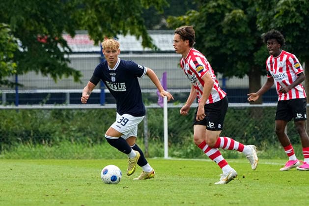 Friendly: Sparta Rotterdam v SV Meppen Delden - Casper Terho of Sparta Rotterdam, Lushendry Martes of Sparta Rotterdam during a friendly in preparation of the 2026 2027 season. The match is set between Sparta Rotterdam and SV Meppen at Aparthotel Delden on 18 July 2026 in Delden, The Netherlands. (Hero Images Carlo Bruil) Copyright: xCarloxBruilx