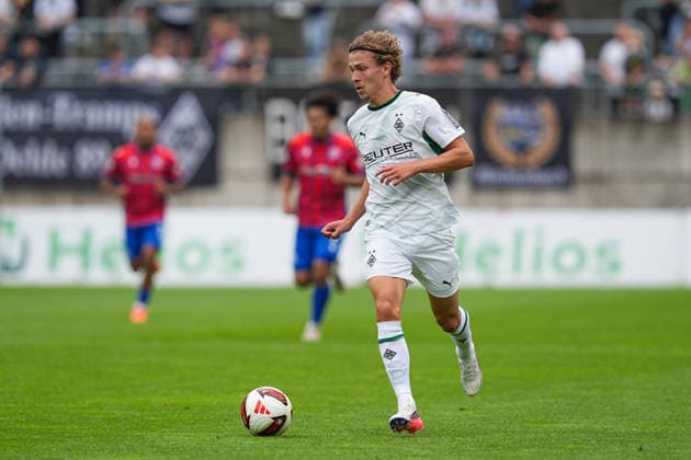 18.07.2026, xydrx, Fußball, Testspiel, Wuppertaler SV - Borussia Mönchengladbach, Saison 2026 2027, Stadion am Zoo: Hugo Bolin (Borussia Moenchengladbach, 38) DFB regulations prohibit any use of photographs as image sequences and or quasi-video. *** July 18, 2026, xydrx, Soccer, Friendly Match, Wuppertaler SV vs. Borussia Mönchengladbach, 2026–2027 Season, Stadion am Zoo, Hugo Bolin, Borussia Mönchengladbach, 38 DFB regulations prohibit any use of photographs as image sequences and or quasi-video Copyright: HMBxMedia YannisxDreimann