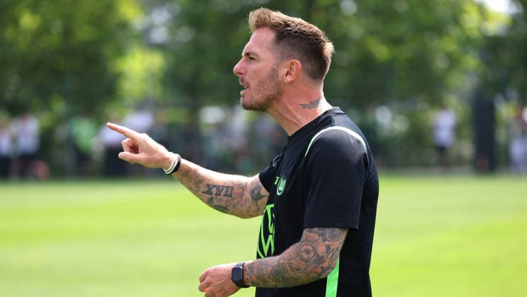 VfL vs Verl, Testspiel Wolfsburg, 18.07.2026, Fußball, Herren, Saison 2026 2027, 2. BL, VfL Wolfsburg vs SC Verl, Testspiel, Cheftrainer Tobias Strobl (VfL Wolfsburg) Niedersachsen Deutschland *** VfL vs. Verl, Friendly Match, Wolfsburg, July 18, 2026, Soccer, Men s, 2026–2027 Season, 2. Bundesliga, VfL Wolfsburg vs. SC Verl, Friendly Match, Head Coach Tobias Strobl, VfL Wolfsburg, Lower Saxony, Germany
