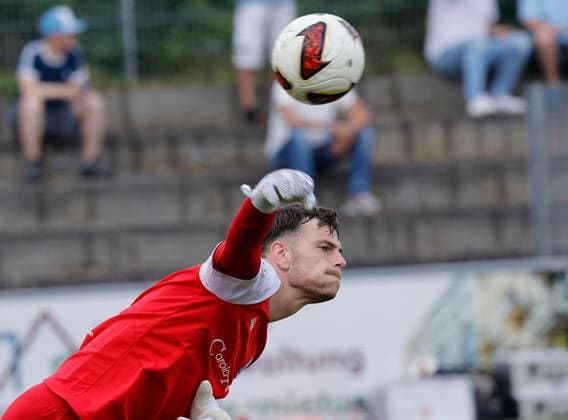 CFC vs Greuther Fürth U23 18.07.2026 Chemnitz, Stadion an der Irkutsker Straße, Fussball, Regionalliga Nordost, , Testspiel , CFC, CFC vs Greuther Fürth U23 CFC- Torhüter David Richter in Aktion Chemnitz Sachsen BRD *** CFC vs. Greuther Fürth U23, July 18, 2026, Chemnitz, Stadion an der Irkutsker Straße, Sports, Soccer, Northeast Regional League, , Friendly Match, CFC, CFC vs. Greuther Fürth U23, CFC goalkeeper David Richter in action, Chemnitz, Saxony, Germany