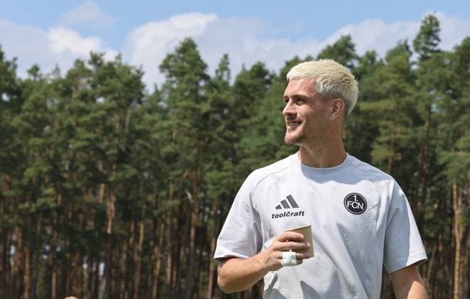 18.07.2026 - Fussball - Saison 2026 2027 - Testspiel Freundschaftsspiel Vorbereitungsspiel: 1. FC Nürnberg Nuernberg FCN ( Club ) - SV Waldhof Mannheim 07 - Sportfoto Zink DaMa - xdaxmax - Sigurd Haugen ( 9, 1. FC Nürnberg FCN ) *** July 18, 2026 Soccer Season 2026–2027 Exhibition Match Friendly Match Preseason Match 1 FC Nürnberg Nuremberg FCN Club SV Waldhof Mannheim 07 Sportfoto Zink DaMa xdaxmax Sigurd Haugen 9, 1 FC Nuremberg FCN