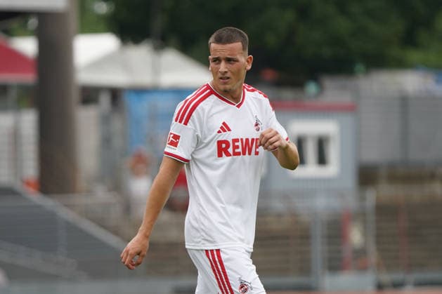 18 .07.2026, Fussball, Köln, Testspiel, Freundschaftsspiel, FC Rheinsüd Köln vs 1.FC Köln, südstadion Köln, Said El Mala 1.FC Köln, Aktion, Einzelbild *** July 18, 2026, Soccer, Cologne, Exhibition Match, Friendly Match, FC Rheinsüd Köln vs. 1. FC Köln, Südstadion Cologne, Said El Mala (1. FC Köln), Action, Still Image