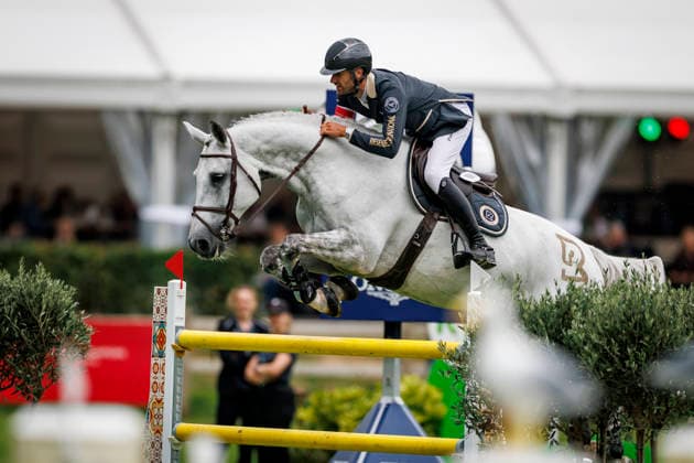 RIESENBECK - Longines Global Champions Tour of Riesenbeck 2026, RIESENBECK - Longines Global Champions Tour of Riesenbeck 2026 KUKUK Christian (GER), Checker 47 KINGSLAND TROPHY GCL - First Team Competition CSI5* - Int. jumping competition against the clock (1.60 m) Riesenbeck, Riesenbeck International 18. July 2026 - *** RIESENBECK Longines Global Champions Tour of Riesenbeck 2026, RIESENBECK Longines Global Champions Tour of Riesenbeck 2026 KUKUK Christian GER, Checker 47 KINGSLAND TROPHY GCL First Team Competition CSI5* International Jumping Competition Against the Clock 160 m Riesenbeck, Riesenbeck International, July 18, 2026