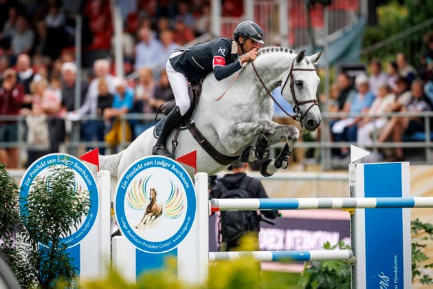 RIESENBECK - Longines Global Champions Tour of Riesenbeck 2026, RIESENBECK - Longines Global Champions Tour of Riesenbeck 2026 KUKUK Christian (GER), Checker 47 KINGSLAND TROPHY GCL - First Team Competition CSI5* - Int. jumping competition against the clock (1.60 m) Riesenbeck, Riesenbeck International 18. July 2026 - *** RIESENBECK Longines Global Champions Tour of Riesenbeck 2026, RIESENBECK Longines Global Champions Tour of Riesenbeck 2026 KUKUK Christian GER, Checker 47 KINGSLAND TROPHY GCL First Team Competition CSI5* International Jumping Competition Against the Clock 160 m Riesenbeck, Riesenbeck International, July 18, 2026