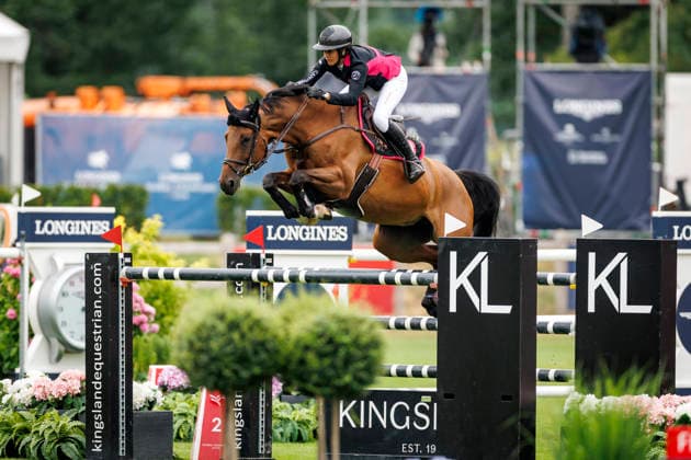 RIESENBECK - Longines Global Champions Tour of Riesenbeck 2026, RIESENBECK - Longines Global Champions Tour of Riesenbeck 2026 ECKERMANN Katrin (GER), Iron Dames Dialou Blue PS KINGSLAND TROPHY GCL - First Team Competition CSI5* - Int. jumping competition against the clock (1.60 m) Riesenbeck, Riesenbeck International 18. July 2026 - *** RIESENBECK Longines Global Champions Tour of Riesenbeck 2026, RIESENBECK Longines Global Champions Tour of Riesenbeck 2026 ECKERMANN Katrin GER, Iron Dames Dialou Blue PS KINGSLAND TROPHY GCL First Team Competition CSI5* International jumping competition against the clock, 160 m, Riesenbeck, Riesenbeck International, July 18, 2026