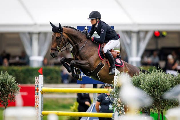 RIESENBECK - Longines Global Champions Tour of Riesenbeck 2026, RIESENBECK - Longines Global Champions Tour of Riesenbeck 2026 HINNERS Sophie (GER), Iron Dames Combella KINGSLAND TROPHY GCL - First Team Competition CSI5* - Int. jumping competition against the clock (1.60 m) Riesenbeck, Riesenbeck International 18. July 2026 - *** RIESENBECK Longines Global Champions Tour of Riesenbeck 2026, RIESENBECK Longines Global Champions Tour of Riesenbeck 2026 HINNERS Sophie GER, Iron Dames Combella KINGSLAND TROPHY GCL First Team Competition CSI5* International Jumping Competition Against the Clock, 160 m, Riesenbeck, Riesenbeck International, July 18, 2026