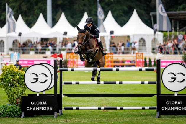 RIESENBECK - Longines Global Champions Tour of Riesenbeck 2026, RIESENBECK - Longines Global Champions Tour of Riesenbeck 2026 HINNERS Sophie (GER), Iron Dames Combella KINGSLAND TROPHY GCL - First Team Competition CSI5* - Int. jumping competition against the clock (1.60 m) Riesenbeck, Riesenbeck International 18. July 2026 - *** RIESENBECK Longines Global Champions Tour of Riesenbeck 2026, RIESENBECK Longines Global Champions Tour of Riesenbeck 2026 HINNERS Sophie GER, Iron Dames Combella KINGSLAND TROPHY GCL First Team Competition CSI5* International Jumping Competition Against the Clock, 160 m, Riesenbeck, Riesenbeck International, July 18, 2026