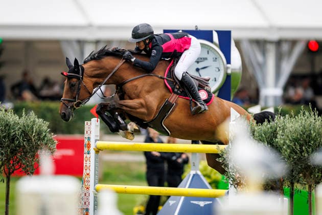 RIESENBECK - Longines Global Champions Tour of Riesenbeck 2026, RIESENBECK - Longines Global Champions Tour of Riesenbeck 2026 ECKERMANN Katrin (GER), Iron Dames Dialou Blue PS KINGSLAND TROPHY GCL - First Team Competition CSI5* - Int. jumping competition against the clock (1.60 m) Riesenbeck, Riesenbeck International 18. July 2026 - *** RIESENBECK Longines Global Champions Tour of Riesenbeck 2026, RIESENBECK Longines Global Champions Tour of Riesenbeck 2026 ECKERMANN Katrin GER, Iron Dames Dialou Blue PS KINGSLAND TROPHY GCL First Team Competition CSI5* International Jumping Competition Against the Clock 160 m Riesenbeck, Riesenbeck International July 18, 2026