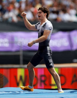 Owen Heard of Great Britain during the Pole Vault Men. The London Athletics Meet, Wanda Diamond League, London Stadium, London, UK - 18 Jul 2026London London Stadium United Kingdom  Copyright: xJamesxMarsh Shutterstockx 16996766y