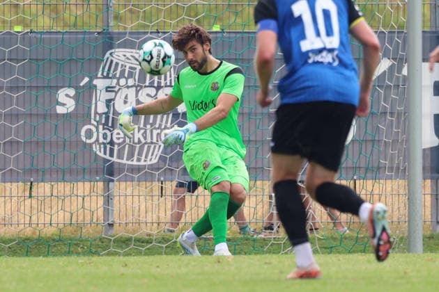 18.07.2026, xrekx, Fussball Testspiel, SV Sandhausen - 1. FC Saarbruecken v.l. Matteo Bignetti (1. FC Saarbruecken) (DFL DFB REGULATIONS PROHIBIT ANY USE OF PHOTOGRAPHS as IMAGE SEQUENCES and or QUASI-VIDEO) Lautenbach *** July 18, 2026, xrekx, Soccer Friendly Match, SV Sandhausen 1 vs. FC Saarbrücken v l Matteo Bignetti 1 FC Saarbrücken DFL DFB REGULATIONS PROHIBIT ANY USE OF PHOTOGRAPHS AS IMAGE SEQUENCES AND OR QUASI-VIDEO Lautenbach