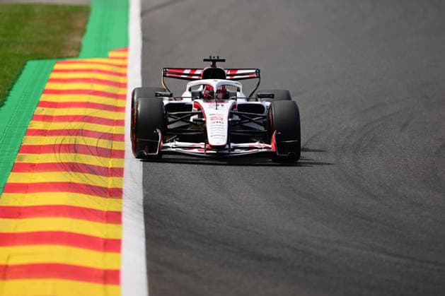 F1 Grand Prix of Belgium - Qualifying Esteban Ocon of the Haas F1 Team drives during qualifying for the Belgian Grand Prix at the Spa-Francorchamps Circuit in Stavelot, Belgium. Stavelot Wallonia Belgium  Copyright: xAndreaxDiodatox originalFilename:diodato-belgiang260718_nppQY.jpg