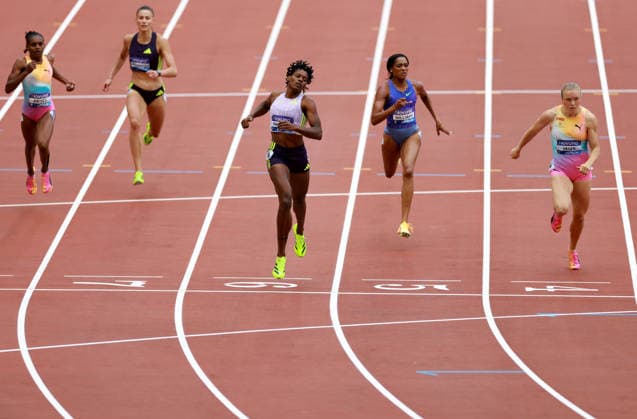 Marileidy Paulino of Dominican Republic wins the 400m Women. The London Athletics Meet, Wanda Diamond League, London Stadium, London, UK - 18 Jul 2026London London Stadium United Kingdom  Copyright: xJamesxMarsh Shutterstockx 16996766ah