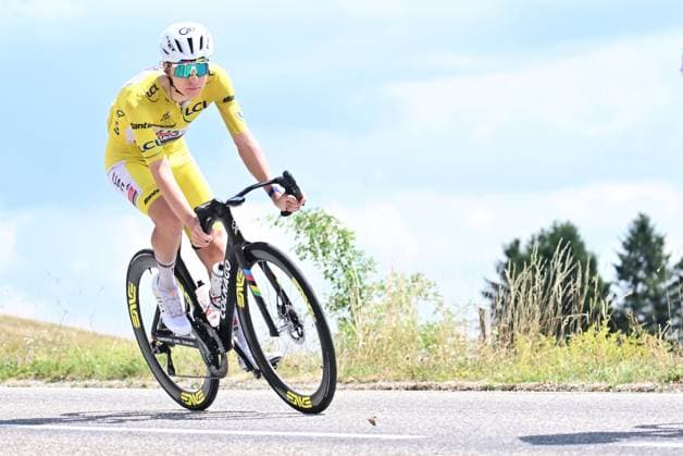 Tour de France 2026 Stage 14 LE MARKSTEIN, FRANCE - JULY 18 : Pogacar Tadej (SLO) of UAE Team Emirates XRG in action during stage 14 of the 113rd edition of Tour de France an UCI World Tour 2.UWT cycling road race stage for Men Elite of 155 km with start in Mulhouse and finish in Le Markstein on July 18, 2026 in Le Markstein, France, 18 07 2026 ( Motordriver Kurt Vandenborre - Le Markstein France  Copyright: xPeterxDexVoechtx