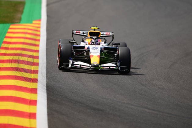 F1 Grand Prix of Belgium - Qualifying Liam Lawson of Visa Cash App Racing Bulls drives during qualifying for the Belgian Grand Prix at the Spa-Francorchamps Circuit, in Stavelot, Belgium. Stavelot Wallonia Belgium  Copyright: xAndreaxDiodatox originalFilename:diodato-belgiang260718_npqAM.jpg