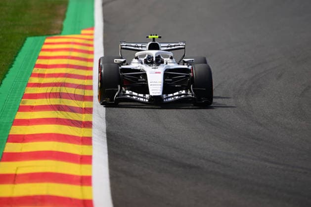 F1 Grand Prix of Belgium - Qualifying Valtteri Bottas of the Cadillac F1 Team drives during qualifying for the Belgian Grand Prix at the Spa-Francorchamps Circuit in Stavelot, Belgium. Stavelot Wallonia Belgium  Copyright: xAndreaxDiodatox originalFilename:diodato-belgiang260718_npcO6.jpg