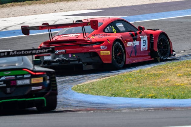 MOTORSPORTS - GT World Challenge - Misano - Round 5 Photo by IPA ABACAPRESS.COM86779784 - Aliaksandr MALYKHIN and Riccardo PERA driving the ( 9) Porsche 911 GT3 R (992) EVO for the Pure Rxcing team during Round 5 of the GT World Challenge at Misano, Italy, on July 18, 2026 Misano Italy  Copyright: xIPAxSport ABACAx