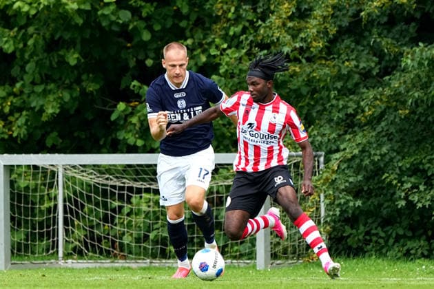 Friendly: Sparta Rotterdam v SV Meppen Delden - Joel Ideho of Sparta Rotterdam during a friendly in preparation of the 2026 2027 season. The match is set between Sparta Rotterdam and SV Meppen at Aparthotel Delden on 18 July 2026 in Delden, The Netherlands. (Hero Images Carlo Bruil) Copyright: xCarloxBruilx