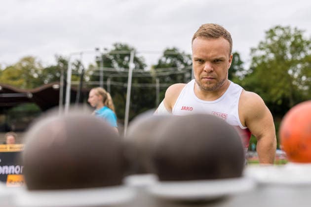 LEVERKUSEN, GERMANY - JULY 18, 2026 : Niko Kappel (GER VfB Stuttgart 1893) competing in the shot put during the Para Heimspiel 7.0 at Fritz Jacobi Sports Complex on July 18, 2026 in Leverkusen, Germany. Northrhine-Westphalia Germany Copyright: xAxelxKohringx