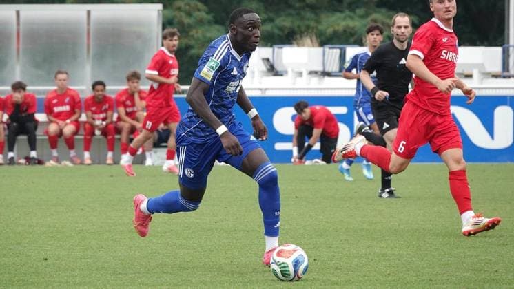Football, friendly match, FC Schalke 04 U23 v TSV Steinbach Haiger