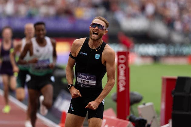 Athletics, London Meeting, Josh Kerr sets a world record