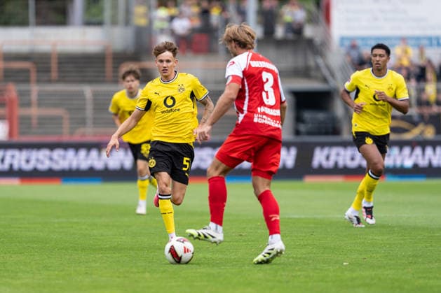 Football, friendly match, SC Rot-Weiß Oberhausen v Borussia Dortmund