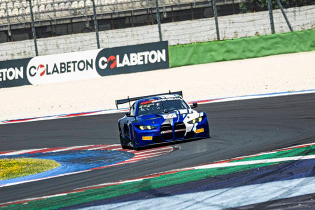 GT World Challenge Misano 2026 - Qualify Jop Rappange and David Pittard drive the ( 77) BMW M4 GT3 EVO of team KPX Motorsport during Qualifying 1 of the fifth round of the GT World Challenge Europe by AWS at the Misano World Circuit - Marco Simoncelli in Misano, Italy, on July 18, 2026. Misano Italy Italy  Copyright: xFabioxPellicciax originalFilename:pelliccia-gtworldc260718_npJoh.jpg