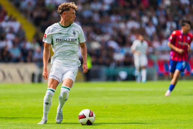 Robin Hack (Borussia Moenchengladbach, 25) am Ball Wuppertaler SV vs. Borussia Moenchengladbach, Fussball, Freundschaftsspiel, Saison 2026 27, 18.07.2026, Wuppertaler SV vs. Borussia Moenchengladbach, Fussball, Freundschaftsspiel, Saison 2026 27, 18.07.2026 Wuppertal *** Robin Hack, Borussia Mönchengladbach, 25, in action: Wuppertaler SV vs. Borussia Mönchengladbach, soccer, friendly match, 2026–27 season, July 18, 2026, Wuppertaler SV vs. Borussia Mönchengladbach, Soccer, Friendly Match, 2026–27 Season, July 18, 2026, Wuppertal Copyright: xEibner-Pressefoto LukasxBaldygax EP_LBA