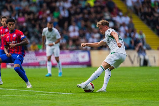 Robin Hack (Borussia Moenchengladbach, 25) mit pass in die Mitte des Trafraums Wuppertaler SV vs. Borussia Moenchengladbach, Fussball, Freundschaftsspiel, Saison 2026 27, 18.07.2026, Wuppertaler SV vs. Borussia Moenchengladbach, Fussball, Freundschaftsspiel, Saison 2026 27, 18.07.2026 Wuppertal *** Robin Hack of Borussia Mönchengladbach, 25, with a pass into the center of the penalty area. Wuppertaler SV vs. Borussia Mönchengladbach, soccer, friendly match, 2026–27 season, July 18, 2026, Wuppertaler SV vs. Borussia Mönchengladbach, soccer, friendly match, 2026–27 season, July 18, 2026, Wuppertal Copyright: xEibner-Pressefoto LukasxBaldygax EP_LBA