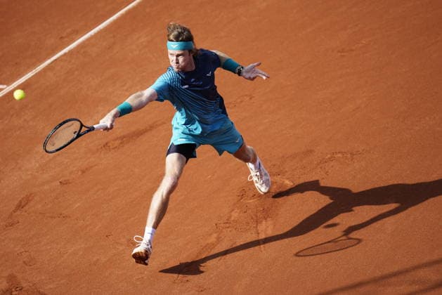 BASTAD, SWEDEN 20260718 Russia s Andrey Rublev during the men s singles semifinal tennis match between Russia s Andrey Rublev and Chile s Alejandro Tabilo at the Nordea Open in Bastad. BASTAD SWEDEN x9200x *** BASTAD, SWEDEN, July 18, 2026: Russia s Andrey Rublev during the men s singles semifinal tennis match between Russia s Andrey Rublev and Chile s Alejandro Tabilo at the Nordea Open in Bastad, BASTAD, SWEDEN x9200x  Copyright: xBjörnxLarssonxRosvall TTx TENNIS NORDEA OPEN IN BASTAD