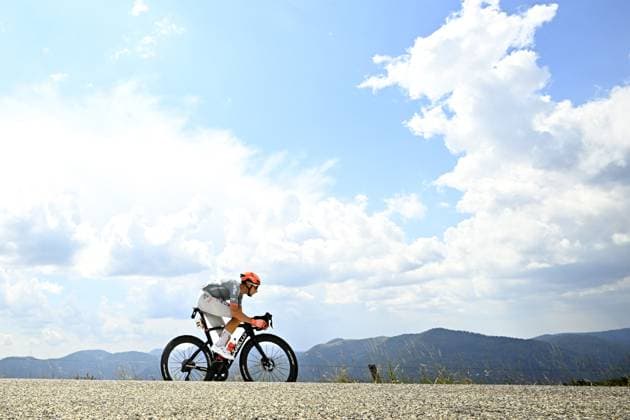 French Kevin Vauquelin of Netcompany-INEOS is pictured during stage 14 of the 2026 Tour de France cycling race, a stage of 155km from Mulhouse to Le Markstein Fellering, on Saturday 18 July 2026. The 113th edition of the Tour de France starts on Saturday 4 July in Barcelona, Spain, and will finish in Paris, France on the 26th of July. JASPERxJACOBS  x181422179x