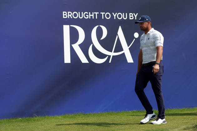RECORD DATE NOT STATED 18th July 2026; Royal Birkdale Golf Club, Southport, Merseyside, England; The Open Championship Round Three; Bryson Dechambeau (USA) walks from the first tee DavidxBlunsden