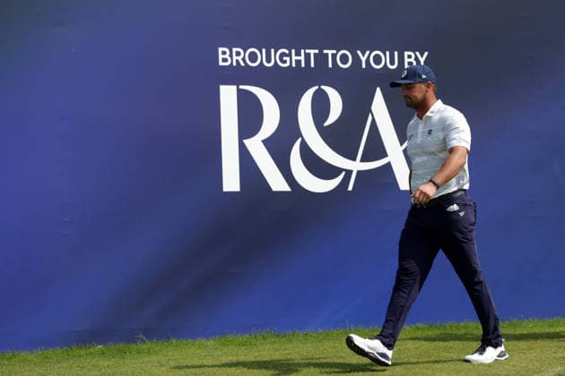 RECORD DATE NOT STATED 18th July 2026; Royal Birkdale Golf Club, Southport, Merseyside, England; The Open Championship Round Three; Bryson Dechambeau (USA) walks from the first tee DavidxBlunsden