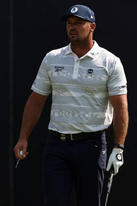 RECORD DATE NOT STATED 18th July 2026; Royal Birkdale Golf Club, Southport, Merseyside, England; The Open Championship Round Three; Bryson Dechambeau (USA) prepares to play from the first tee DavidxBlunsden
