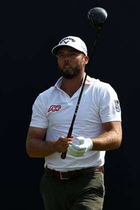 RECORD DATE NOT STATED 18th July 2026; Royal Birkdale Golf Club, Southport, Merseyside, England; The Open Championship Round Three; Sam Burns (USA) plays from the tee at the 1st hole DavidxBlunsden