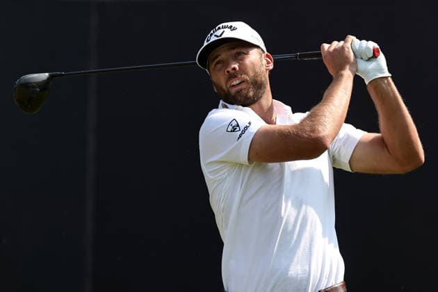RECORD DATE NOT STATED 18th July 2026; Royal Birkdale Golf Club, Southport, Merseyside, England; The Open Championship Round Three; Sam Burns (USA) plays from the tee at the 1st hole DavidxBlunsden