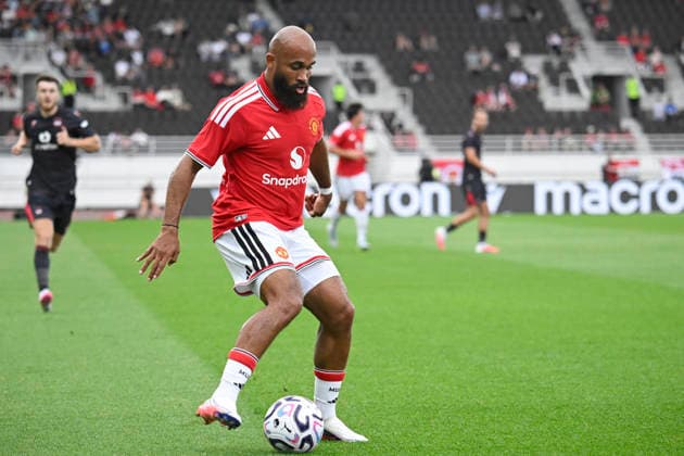 LKS 20260718 Manchester United, ManU s Bryan Mbeumo during football opening pre-season friendly match between Manchester United and Wrexham AFC at Helsinki Olympic Stadium in Helsinki, Finland on July 18, 2026. - MARKKU ULANDER Helsinki Finland qc4D8XDG2RU  Copyright: xMarkkuxUlanderx qc4D8XDG2RU