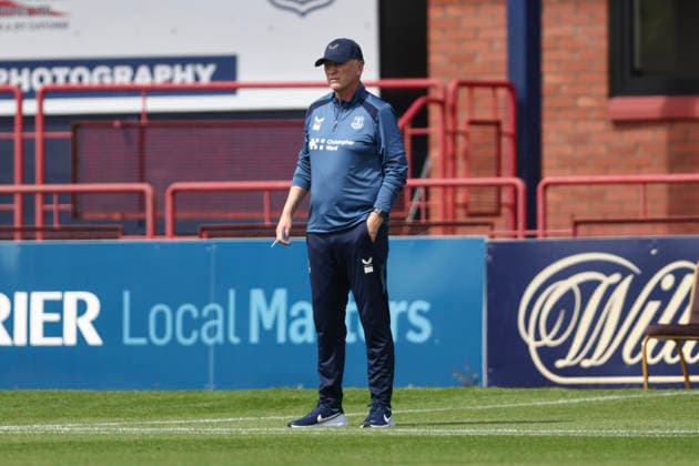 RECORD DATE NOT STATED 18th July 2026; Dens Park, Dundee, Scotland; Friendly Football, Dundee versus Everton; Everton manager David Moyes DavidxYoung