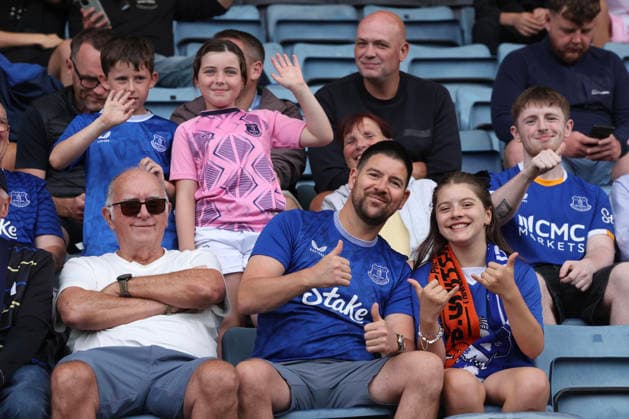RECORD DATE NOT STATED 18th July 2026; Dens Park, Dundee, Scotland; Friendly Football, Dundee versus Everton; Everton fans DavidxYoung