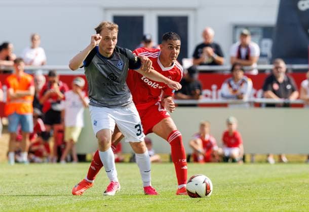 18.07.2026 - Fussball - Saison 2026 2027 - Testspiel Freundschaftsspiel Vorbereitungsspiel: 1. FC Nürnberg Nuernberg FCN ( Club ) - SV Waldhof Mannheim 07 - Sportfoto Zink DaMa - xdaxmax - Arlind Rexhepi (33, SV Waldhof Mannheim 07 SVW07 ) Ioannis Masouras (21, 1. FC Nürnberg FCN ) *** July 18, 2026 Soccer Season 2026–2027 Exhibition Match Friendly Match Preseason Match 1. FC Nürnberg (Nürnberg, FCN) vs. SV Waldhof Mannheim 07 Sports Photo: Zink, DaMa, xdaxmax, Arlind Rexhepi 33, SV Waldhof Mannheim 07 SVW07 Ioannis Masouras 21, 1 FC Nuremberg FCN