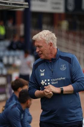 David Moyes, Everton Manager Dundee v Everton, Pre Season Friendly, Football, Dens Park, Dundee, Scotland, UK - 18 Jul 2026Dundee Dens Park United Kingdom  Copyright: xRossxJohnston Shutterstockx 16995443ao