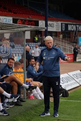 David Moyes, Everton Manager Dundee v Everton, Pre Season Friendly, Football, Dens Park, Dundee, Scotland, UK - 18 Jul 2026Dundee Dens Park United Kingdom  Copyright: xRossxJohnston Shutterstockx 16995443aq